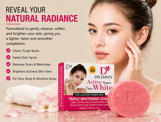 Dr. Davey Licorice Whitening Soap SPF30 – Bright & Smooth Skin