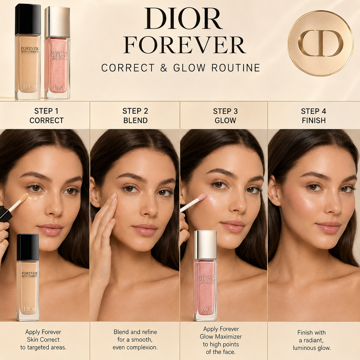 Dior Forever Correct & Glow Duo – Luxury Radiant Skin Finish