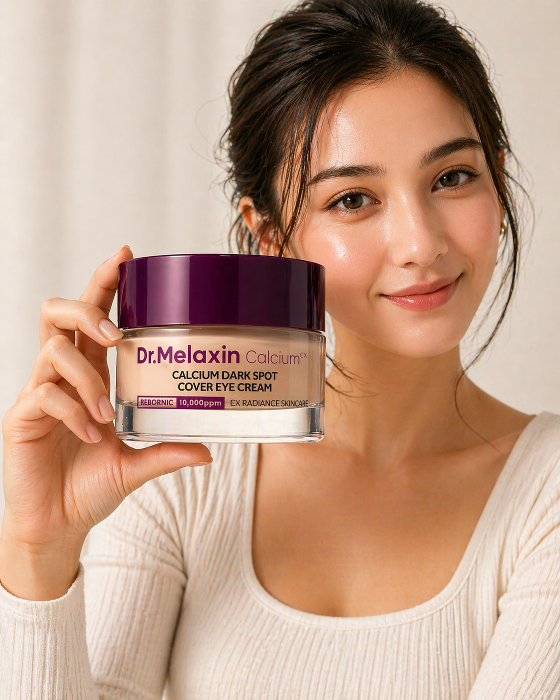 Korean Calcium Dark Spot Eye Cream – Brighten, Lift & Smooth