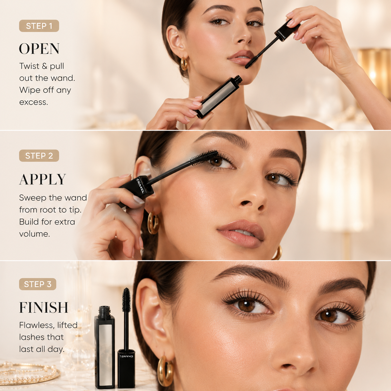 Luxury Volumizing Mascara for Lifted, Defined Lashes