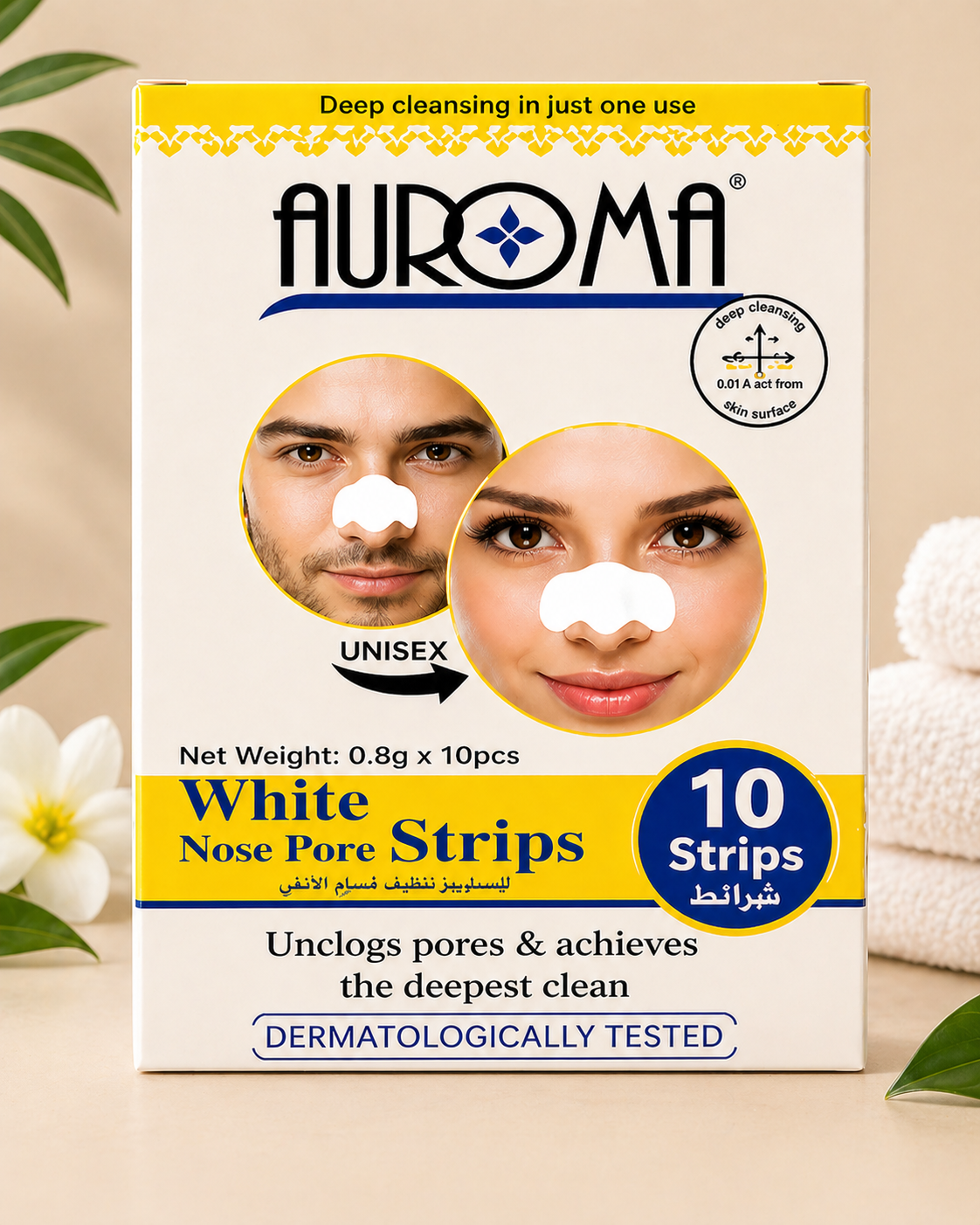 Deep Cleansing Nose Pore Strips for Clear, Smooth Skin