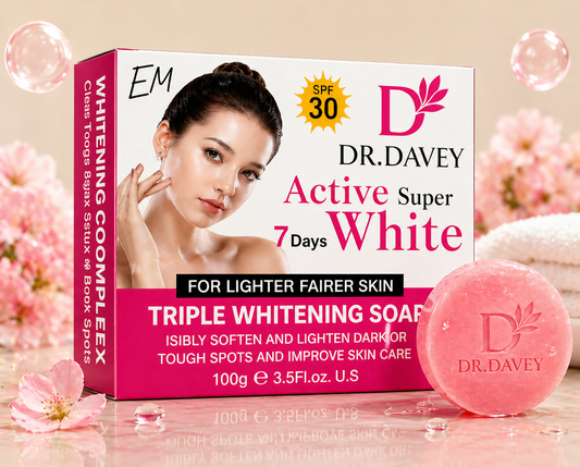 Dr. Davey Licorice Whitening Soap SPF30 – Bright & Smooth Skin