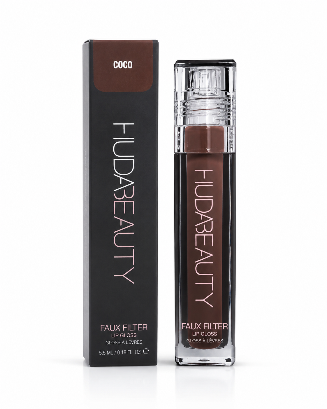 Huda Beauty Faux Filler Lip Gloss – Extra Shine Finish