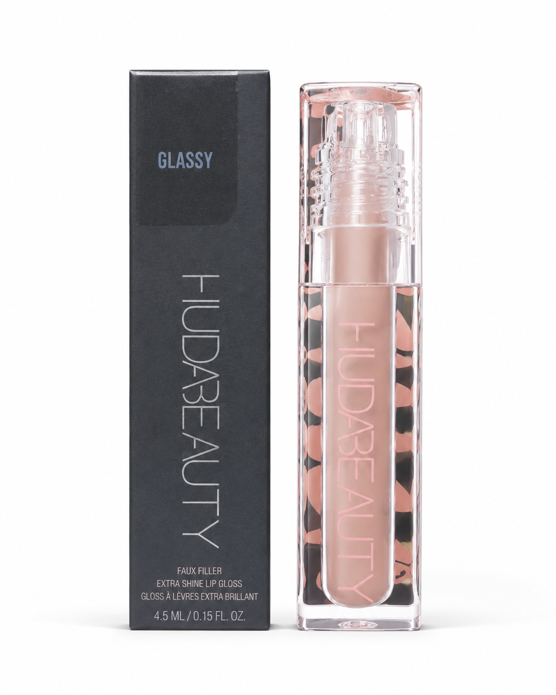 Huda Beauty Faux Filler Lip Gloss – Extra Shine Finish