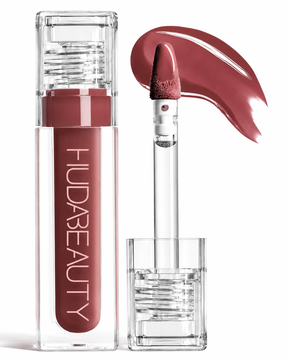 Huda Beauty Faux Filler Lip Gloss – Extra Shine Finish
