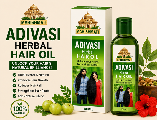 Adivasi Herbal Hair Oil – Natural Growth & Anti Hair Fall Care