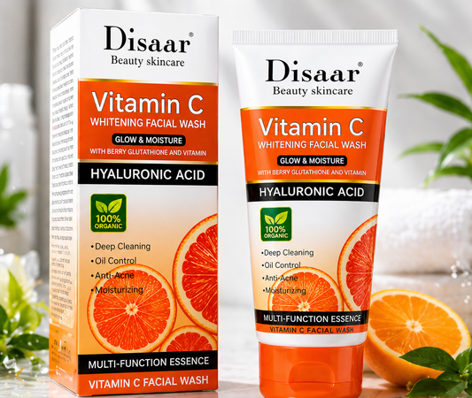 Disaar Vitamin C Facial Wash – Brightening & Oil Control Cleanser
