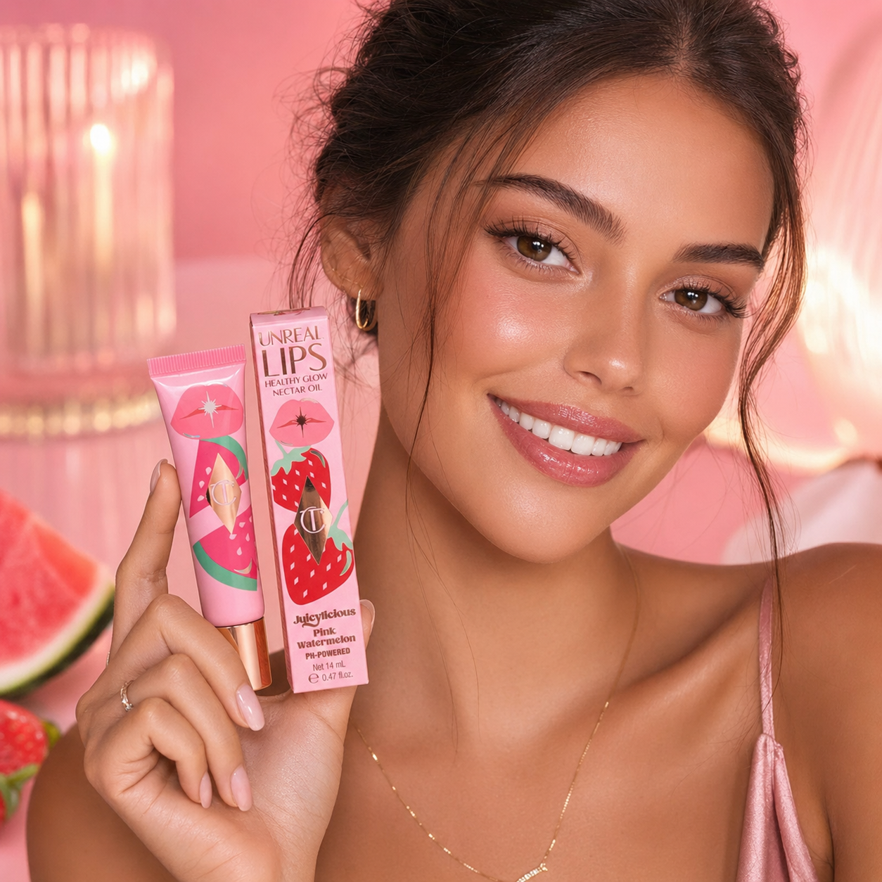 Unreal Lips Healthy Glow Nectar Oil – Juicy Hydrating Lip Gloss
