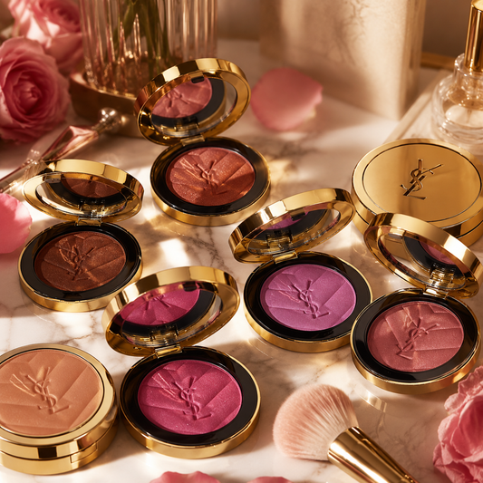 YSL Luxury Blush Compact – Rosy Glow Cheek Powder