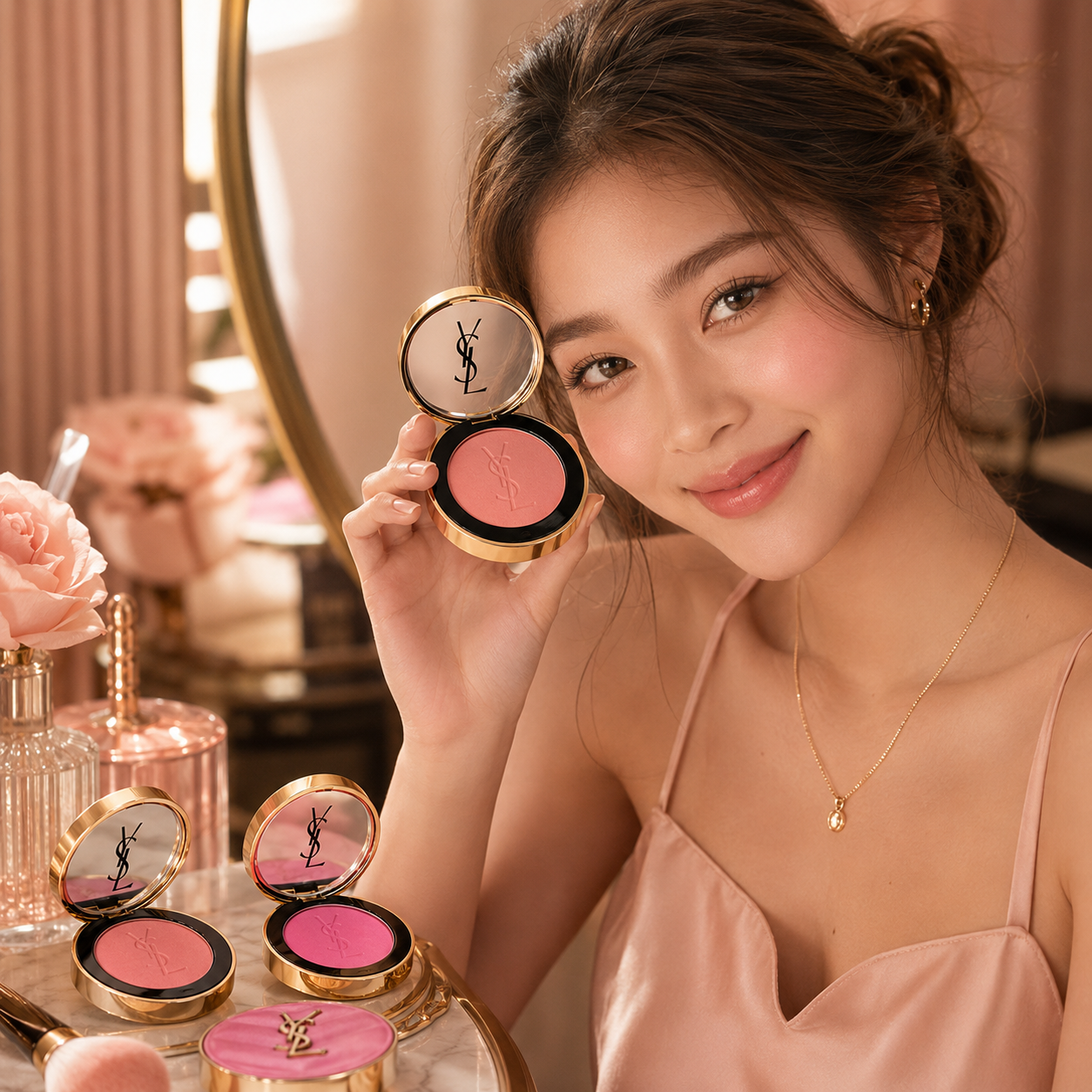 YSL Luxury Blush Compact – Soft Glow Cheek Color
